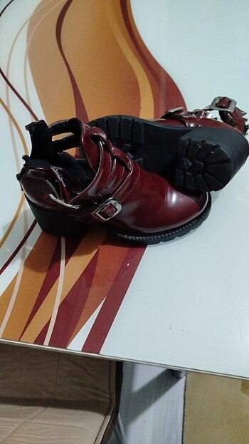38 Beden bordo Renk Ayakkabı