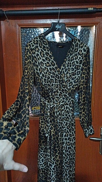 Mango Leopar elbise