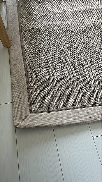 Sisal çift bordürlü halı
