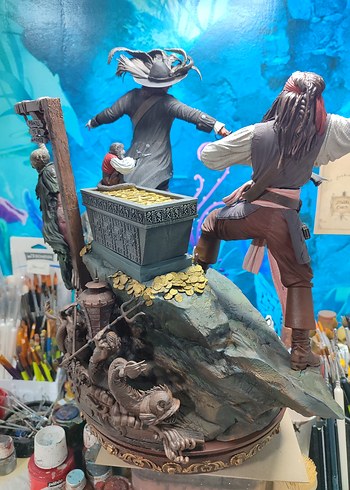 Karayip Korsanları Diorama - Görsel 17