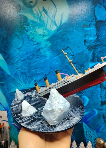 Titanic Batış dioraması - Görsel 9