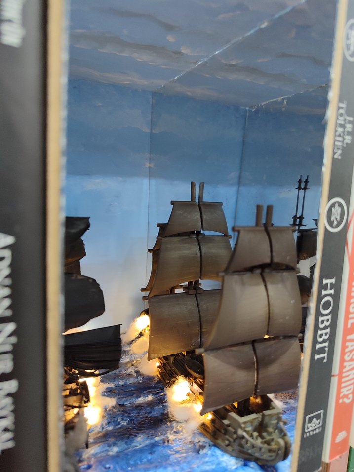 Booknook Kara İnci Savaş dioraması - Görsel 3