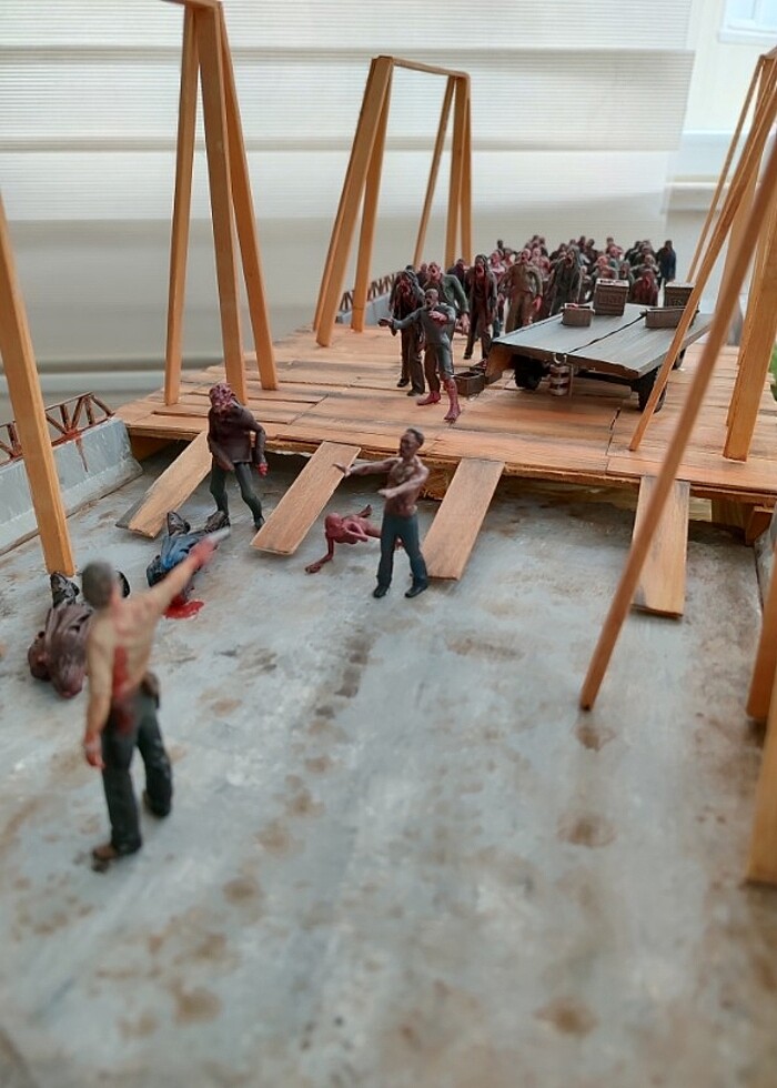 Walking Dead Rick Köprü sahnesi - Görsel 2