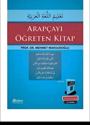 Beden Arapca ogreniyorum kitap