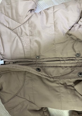 Kız Bebek Kahverengi Kürklü Tulumu - Görsel 6