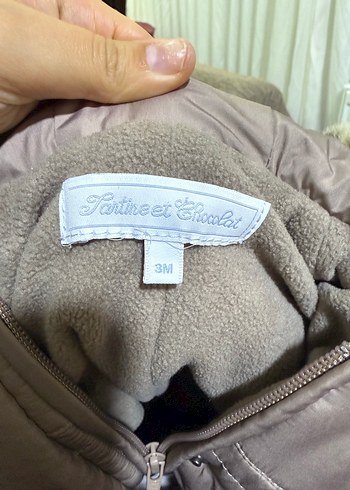 Kız Bebek Kahverengi Kürklü Tulumu - Görsel 7