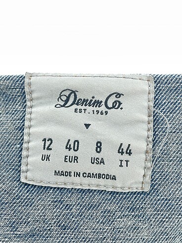 40 Beden çeşitli Renk Denim&Co Kot Ceket p İndirimli.