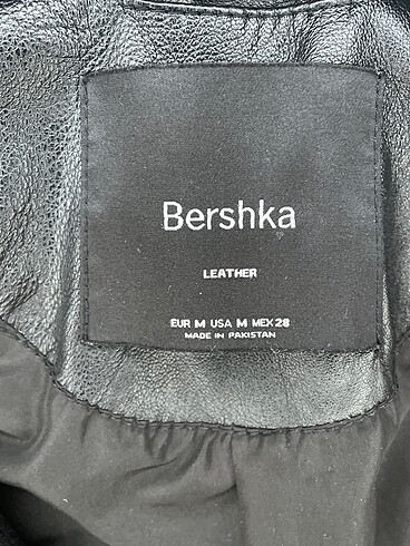 m Beden siyah Renk Bershka Deri Ceket p İndirimli.