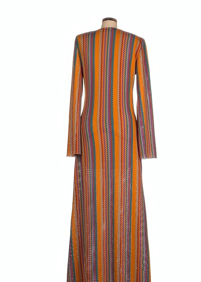 BSL FASHION Uzun Elbise %70 İndirimli. - Görsel 3