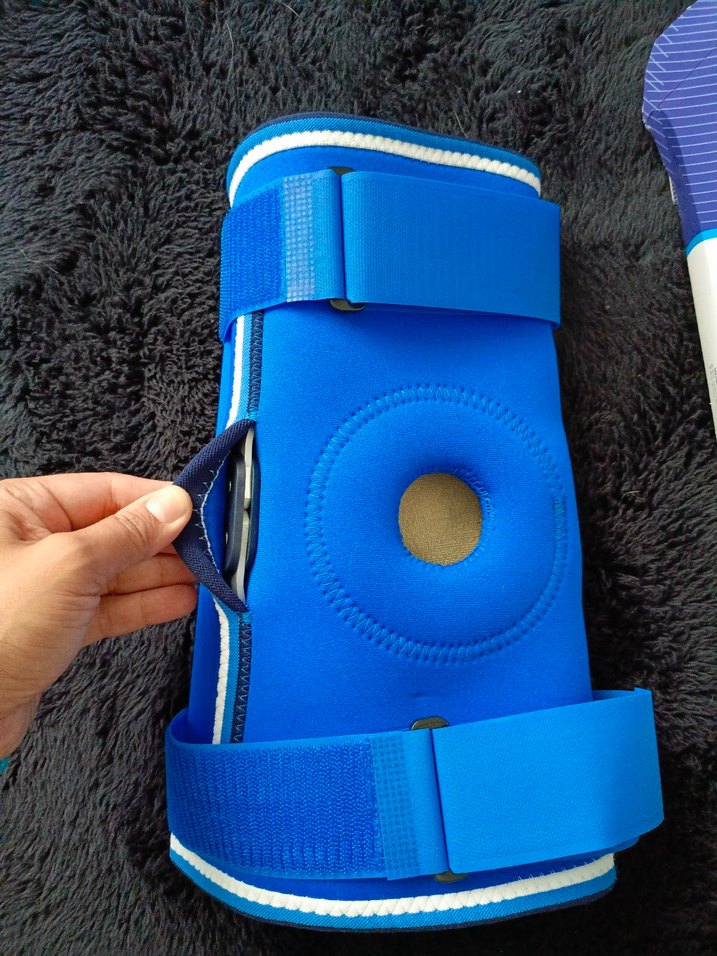 Menteseli Mavi Dizlik - Ayarlanabilir Velcro - Görsel 4