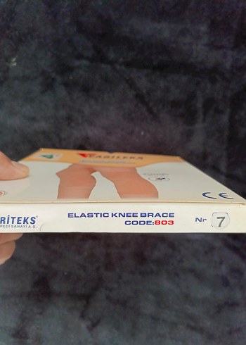 Variteks Bej Elastik Dizlik - Görsel 2