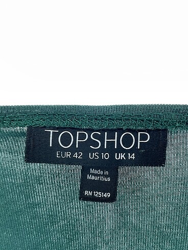 42 Beden yeşil Renk Topshop Kısa Elbise %70 İndirimli.