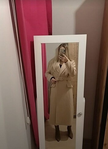 xs Beden kışlık trençkot