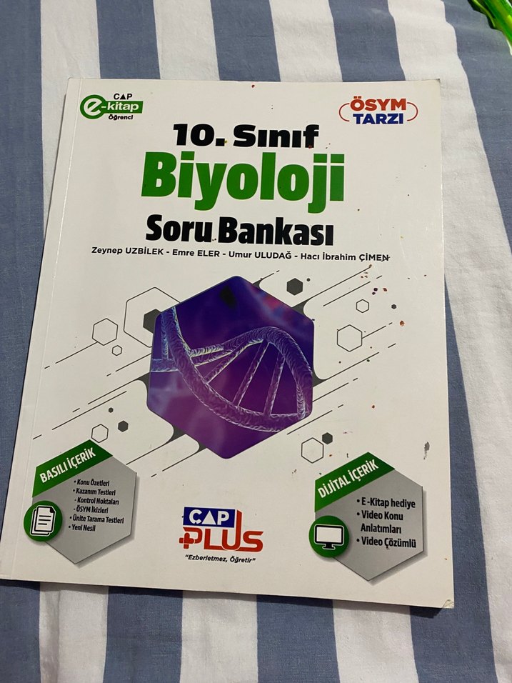 10. Sınıf Biyoloji Soru Bankası ÇAP - Görsel 4