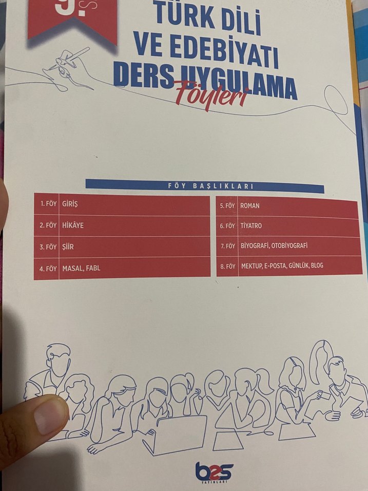 DUF 9. Sınıf Türk Dili ve Edebiyatı Çalışma Kitabı - Görsel 3