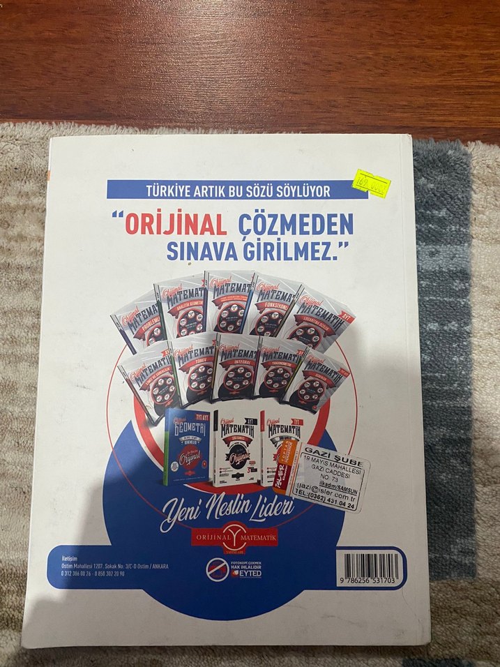 Orijinal Geometri TYT/AYT Denemeleri Kitabı - Görsel 3