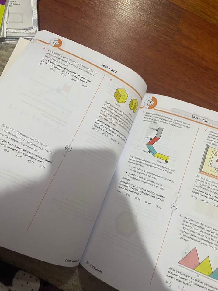 Orijinal Geometri TYT/AYT Denemeleri Kitabı - Görsel 2