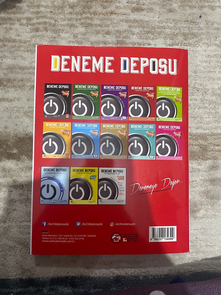 Acil Matematik TYT Soru Bankası SIFIR - Görsel 3