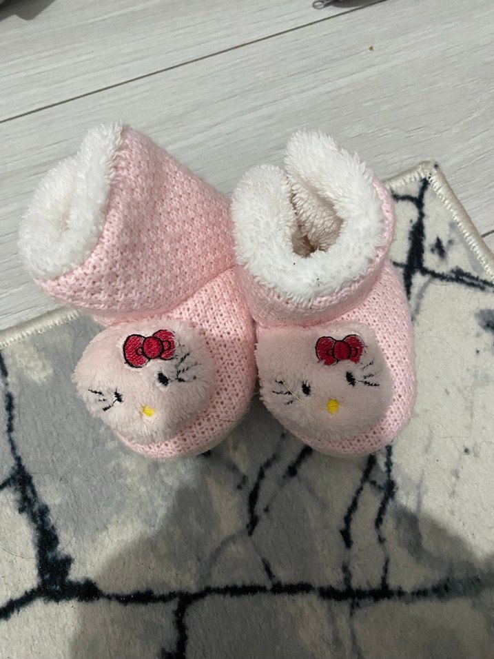 Patikli Pembe Kapüşonlu Kız Bebek Tulum - Görsel 3