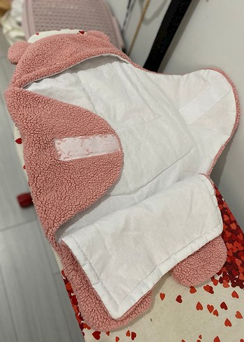 Nakışlı Pembe Bebek Battaniyesi - Görsel 2