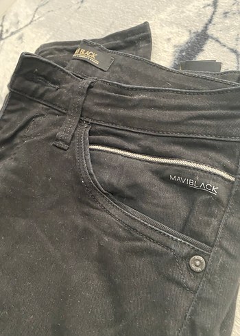 Siyah erkek Dar Kesim Kumaş Pantolon - Görsel 2