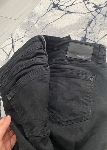 Siyah erkek Dar Kesim Kumaş Pantolon - Görsel 3