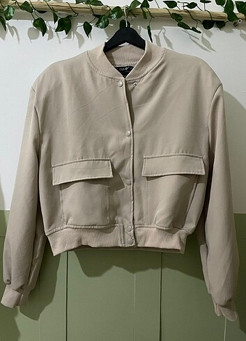 Zara Sütlü kahve bomber ceket 