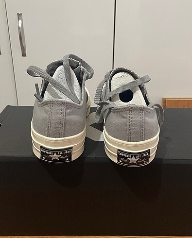 38 Beden gri Renk Orijinal Converse Chuck 70 38