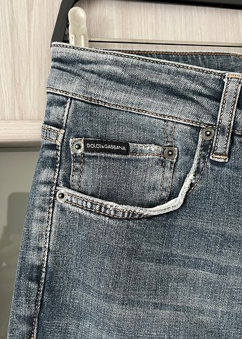 Dolce&Gabbana Erkek Gri Mavi Denim - Görsel 3