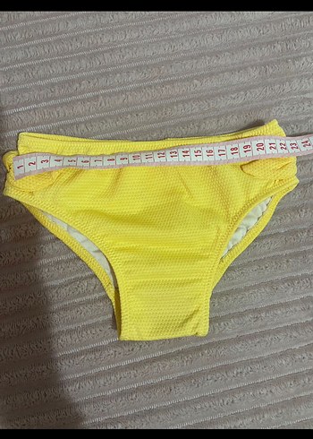 Diğer Sarı Kız Çocuk Askılı Bikini Takımı