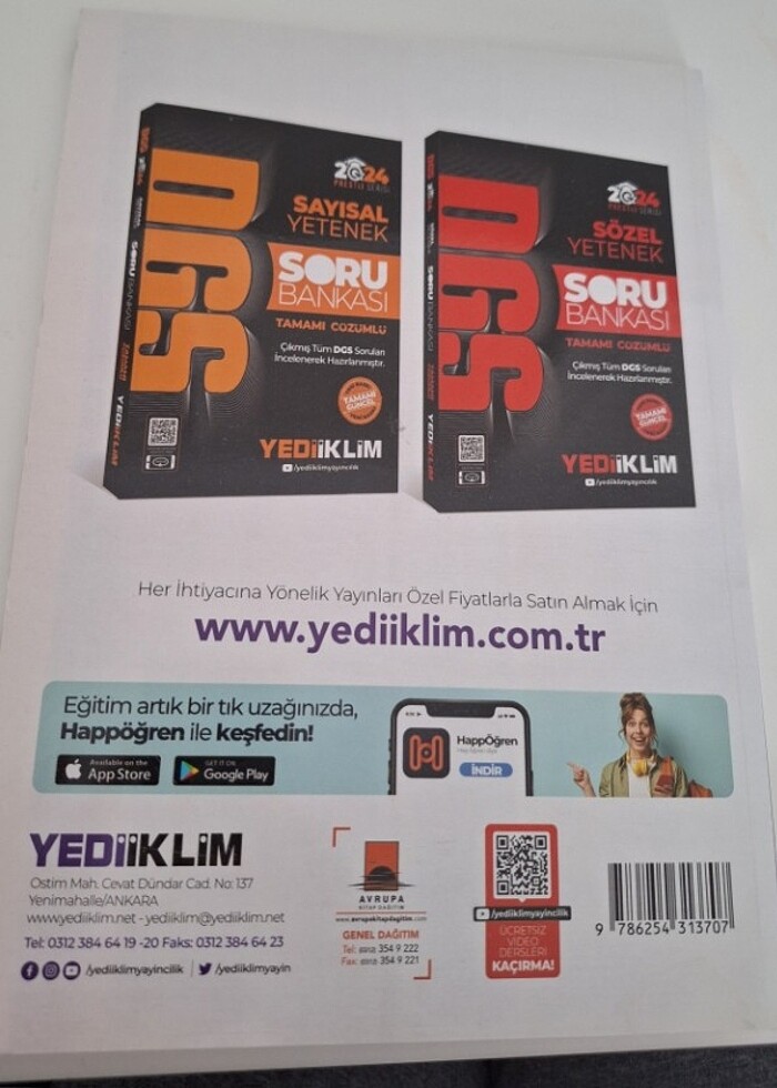 DGS 2024 3 deneme yediiklim  - Görsel 2