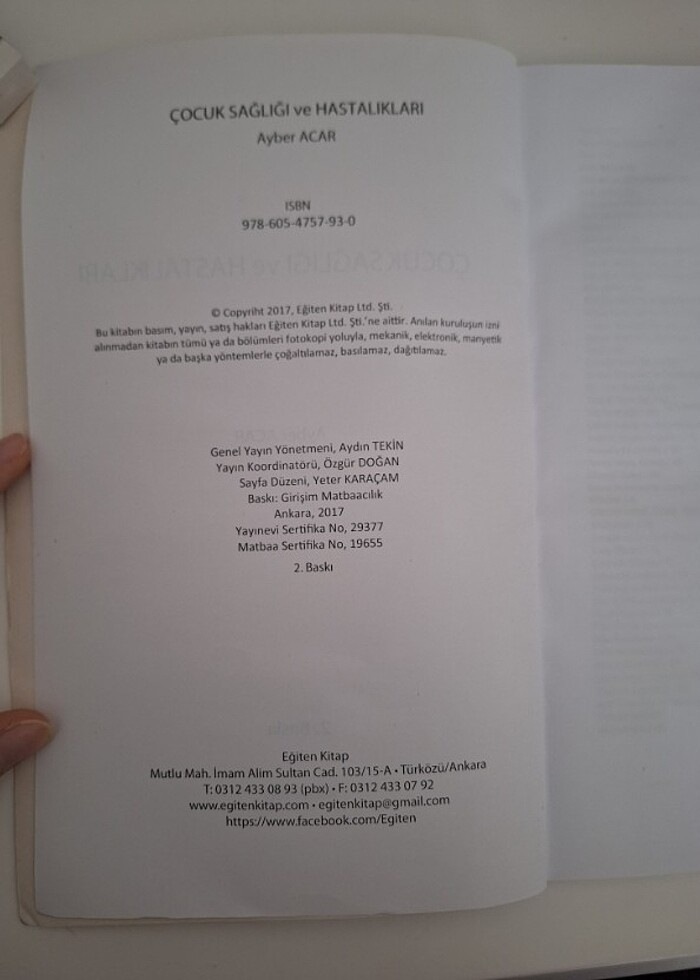 Çocuk sağlığı ve hastalıkları kitabı - Görsel 3