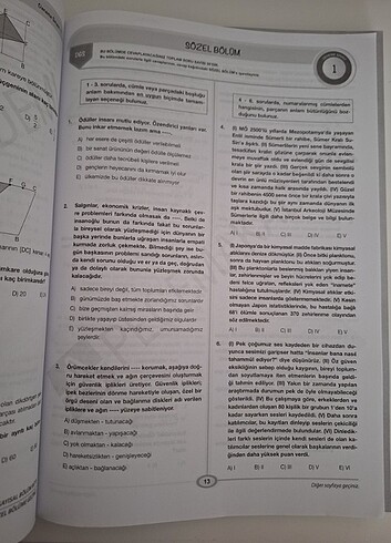 DGS 5 li deneme tamamı çözülü kitap - Görsel 7