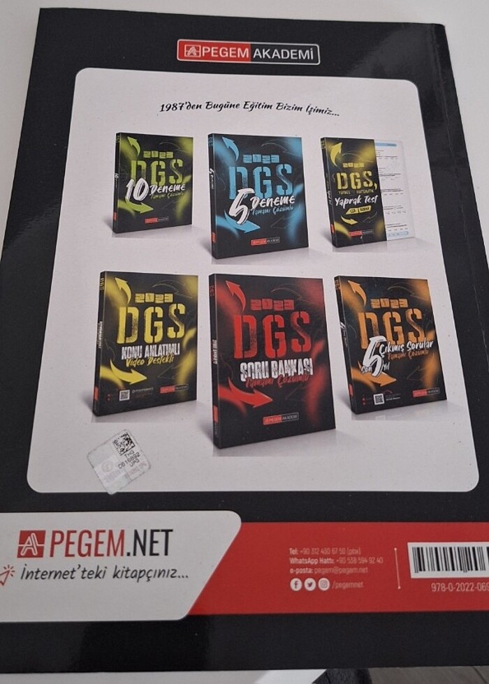 DGS 5 li deneme tamamı çözülü kitap - Görsel 2