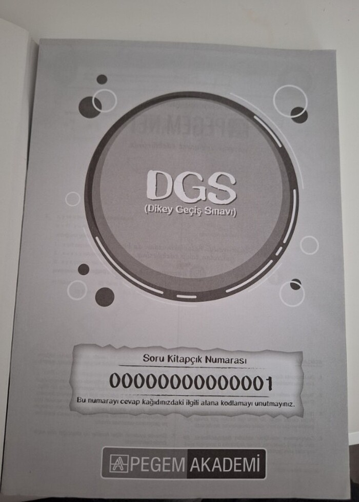 DGS 5 li deneme tamamı çözülü kitap - Görsel 4