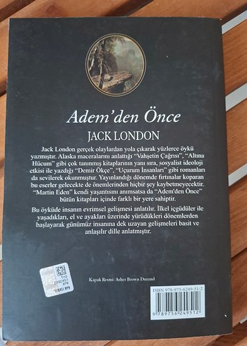  Jack London - Adem'den Önce Romanı