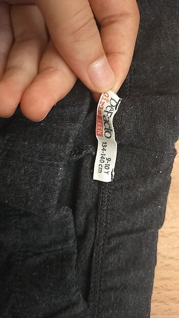 9 Yaş Beden gri Renk DeFacto kız cocuk tayt