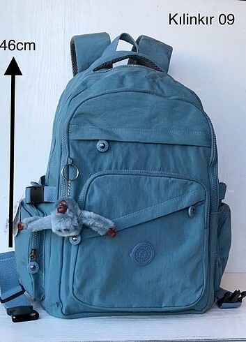 Mavi su geçirmez sırt çantası 