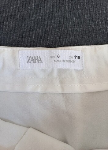6-9 Ay Beden Zara kız çocuk ekru etek