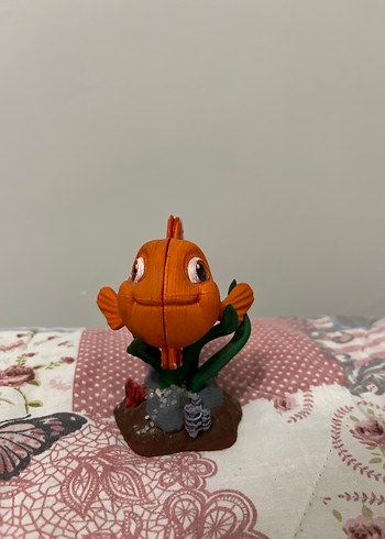 Renkli Turuncu Balık Figür - Görsel 2