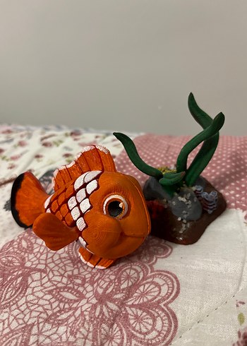 Renkli Turuncu Balık Figür - Görsel 5