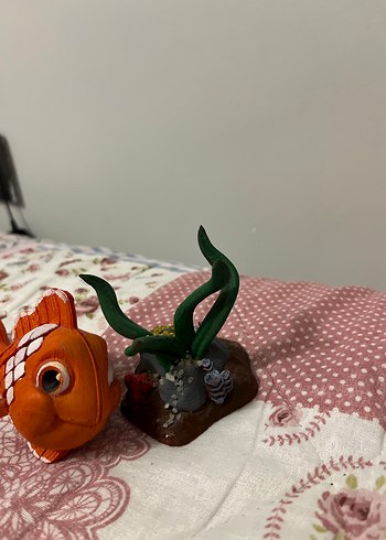 Renkli Turuncu Balık Figür - Görsel 6