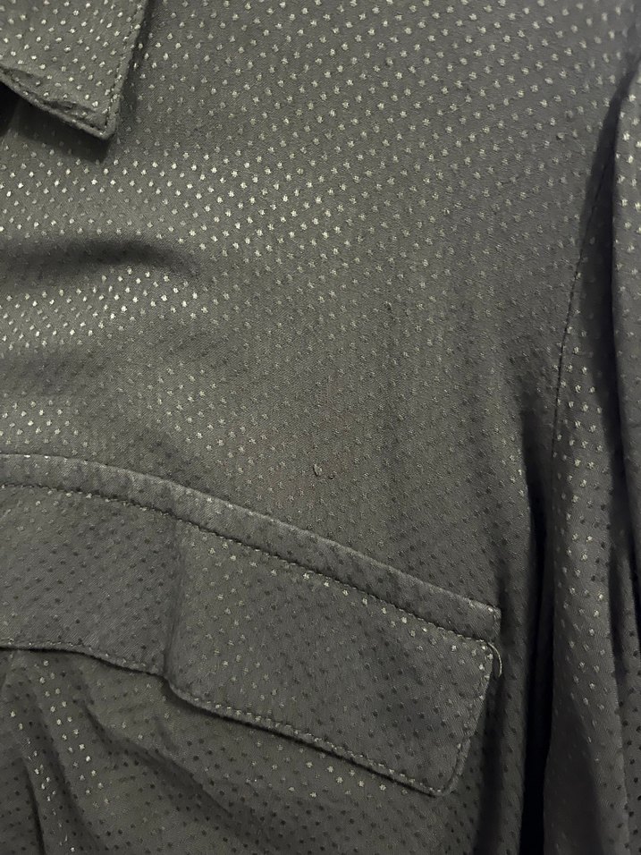 Kadın Haki Düğmeli Uzun Kollu Gömlek - Görsel 4