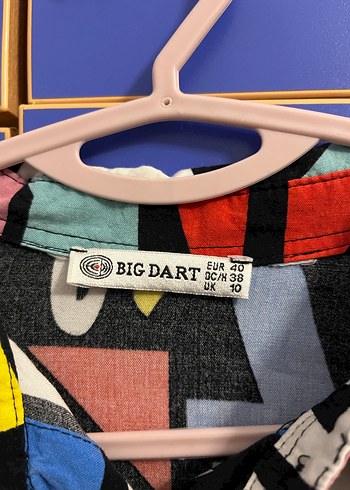 Renkli Desenli Uzun Kollu Kadın Gömlek - Görsel 2