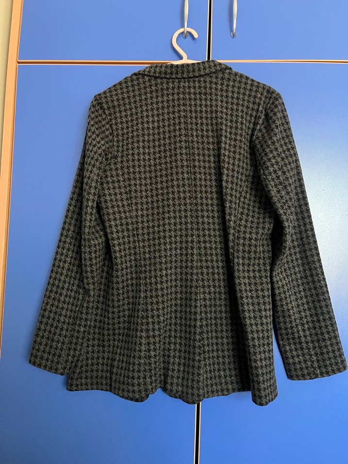 Gri Kadın Midi Blazer Ceket - Görsel 2