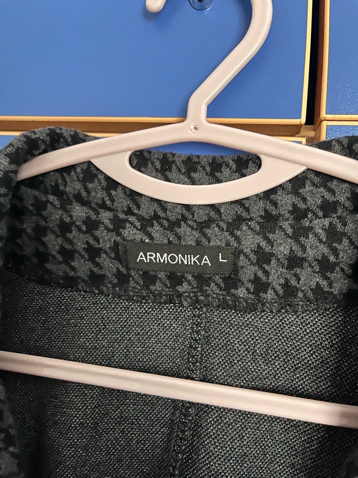 Gri Kadın Midi Blazer Ceket - Görsel 4