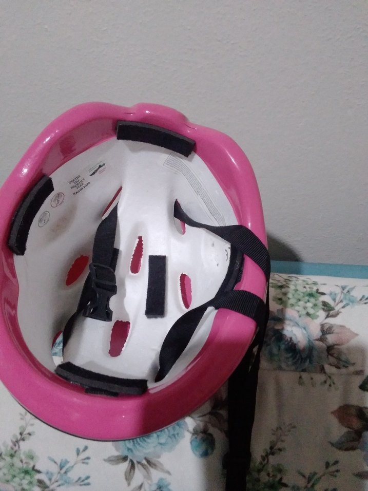 Pembe Minimalist bisiklet Kaskı - Görsel 3