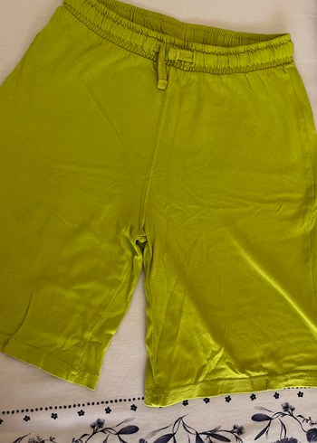 Erkek çocuk Yeşil Midi Şort - Görsel 3