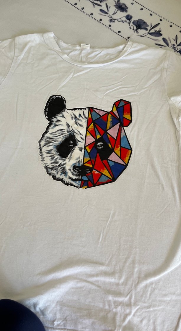 Çocuklar için Renkli Baskılı Yumuşak thsirt - Görsel 2