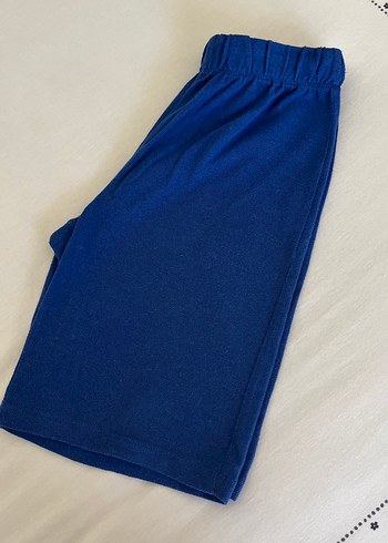 Erkek Mavi Rahat Kesim Şort - Görsel 3